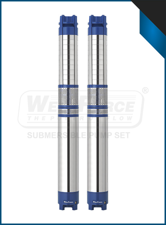 V6 Slim Submersible Pump Sets Borewell